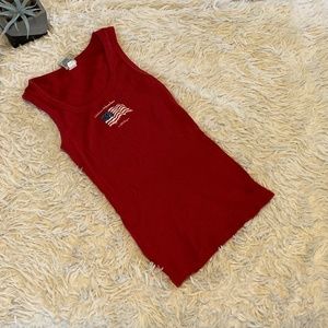 Old Navy Flag Tank | Color: Red/White | Size: S
